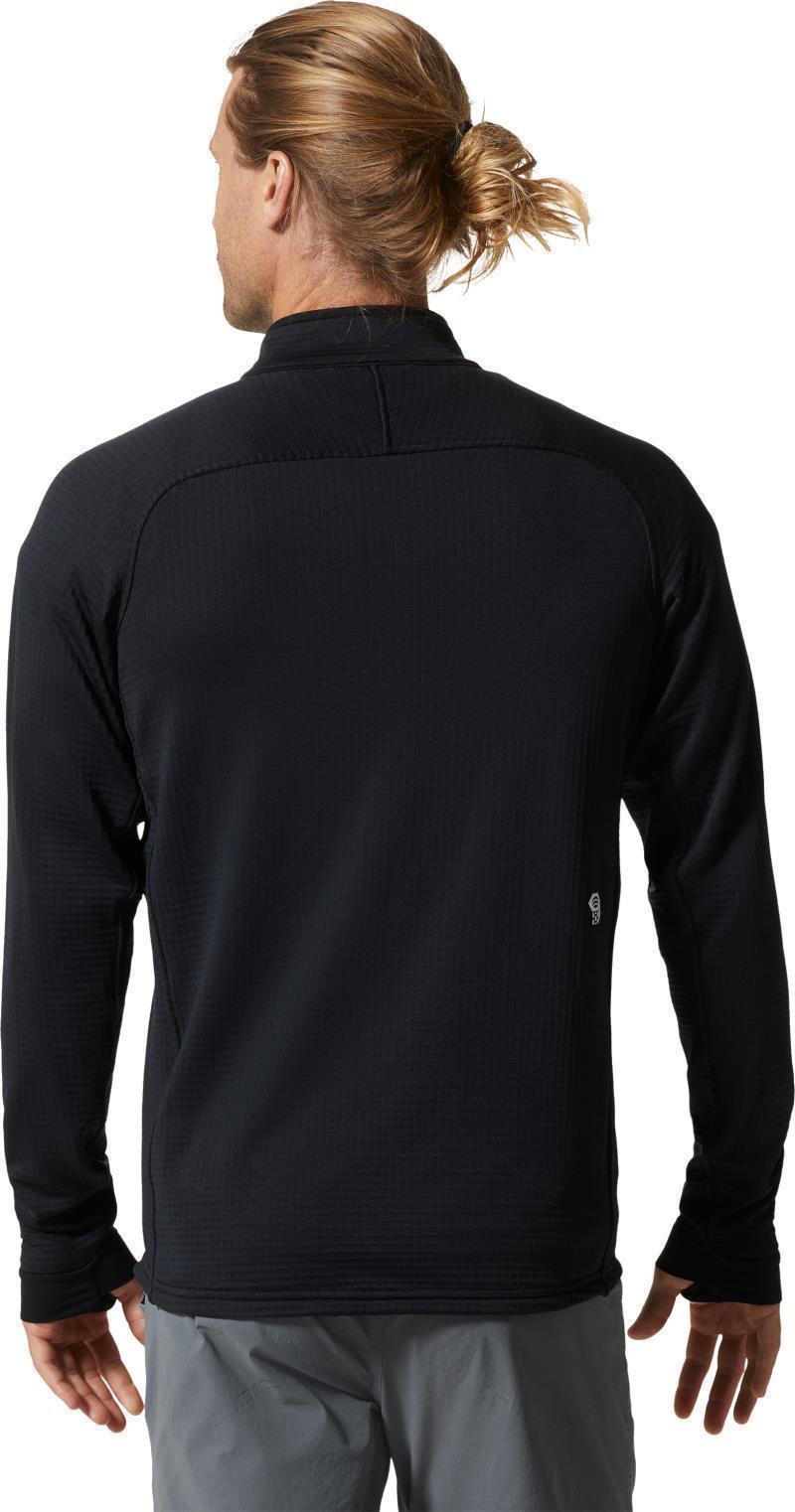 Polartec Power Grid Half Zip Jacket - Mens - black 1