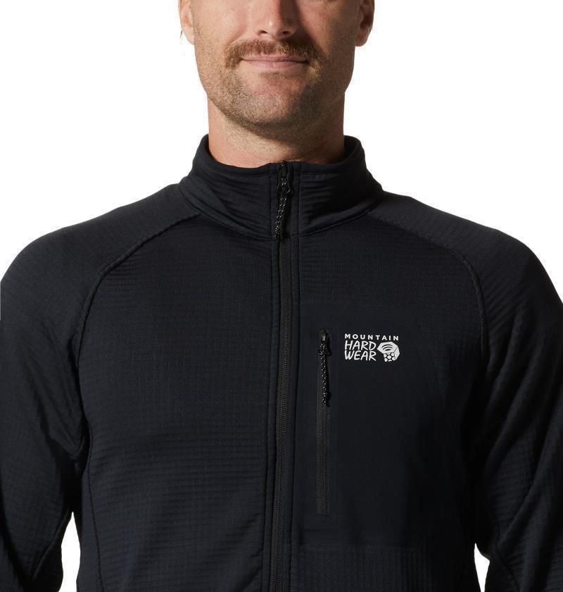 Polartec Power Grid Half Zip Jacket - Mens - black 1