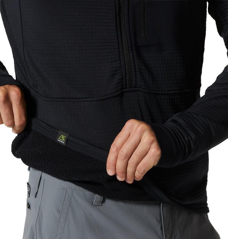 Polartec Power Grid Half Zip Jacket - Mens - black 1