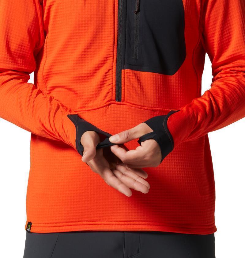 Polartec Power Grid Half Zip Jacket - Mens - state orange 1