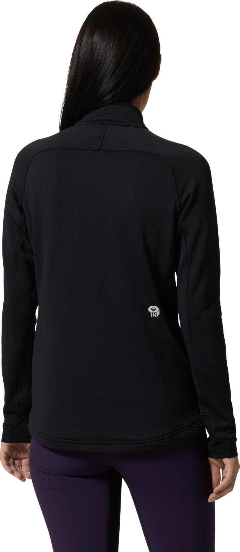 Polartec Power Grid Half Zip Jacket - Womens - Black 3