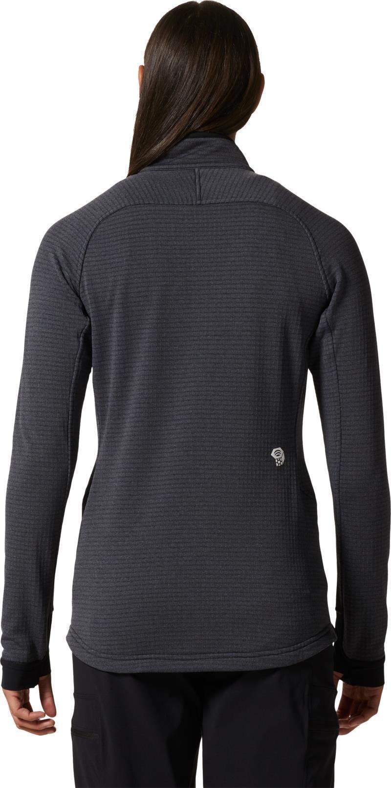 Polartec Power Grid Half Zip Jacket - Womens - Blue Slate Heather 3