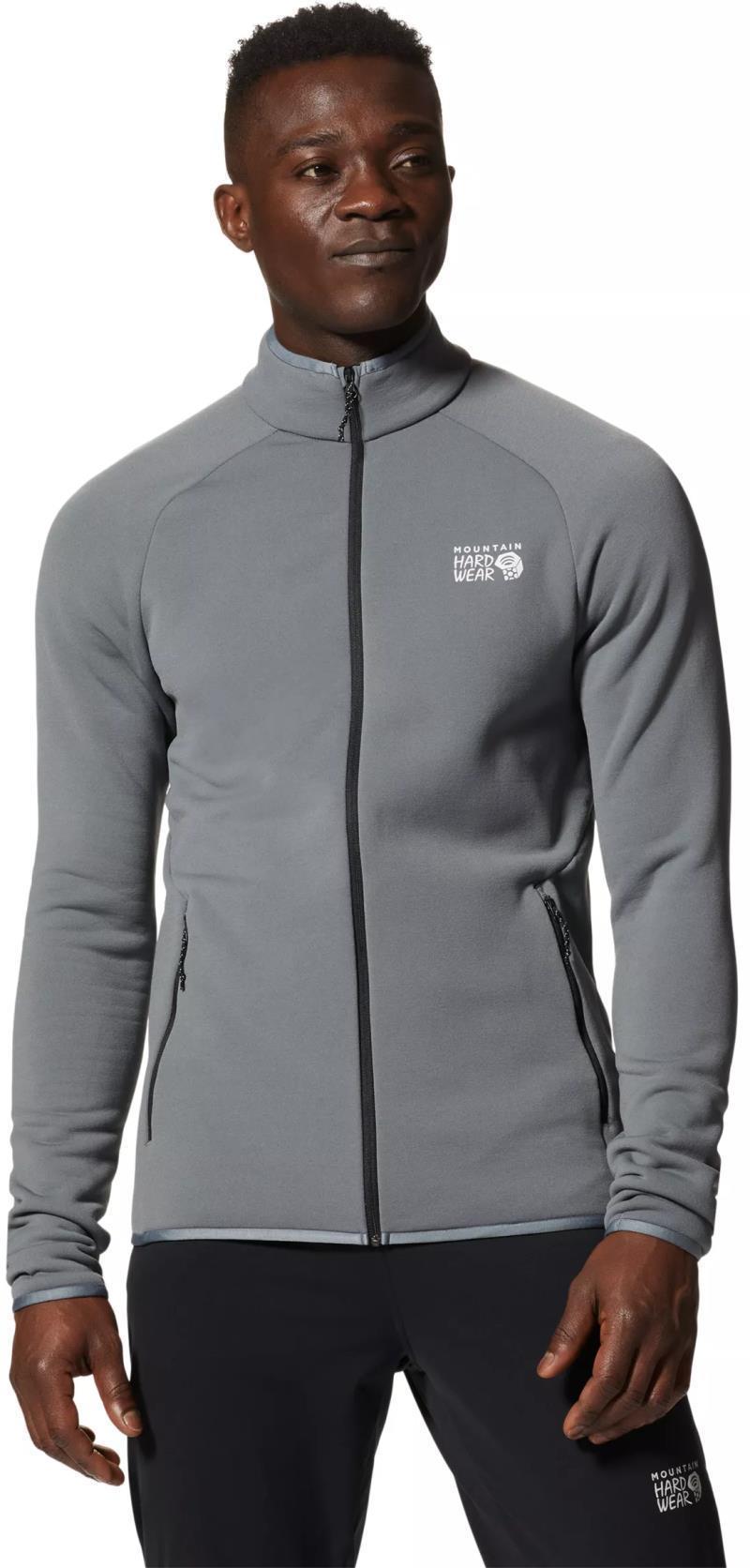 Polartec Power Stretch Pro Jacket - Mens - Foil Grey 1