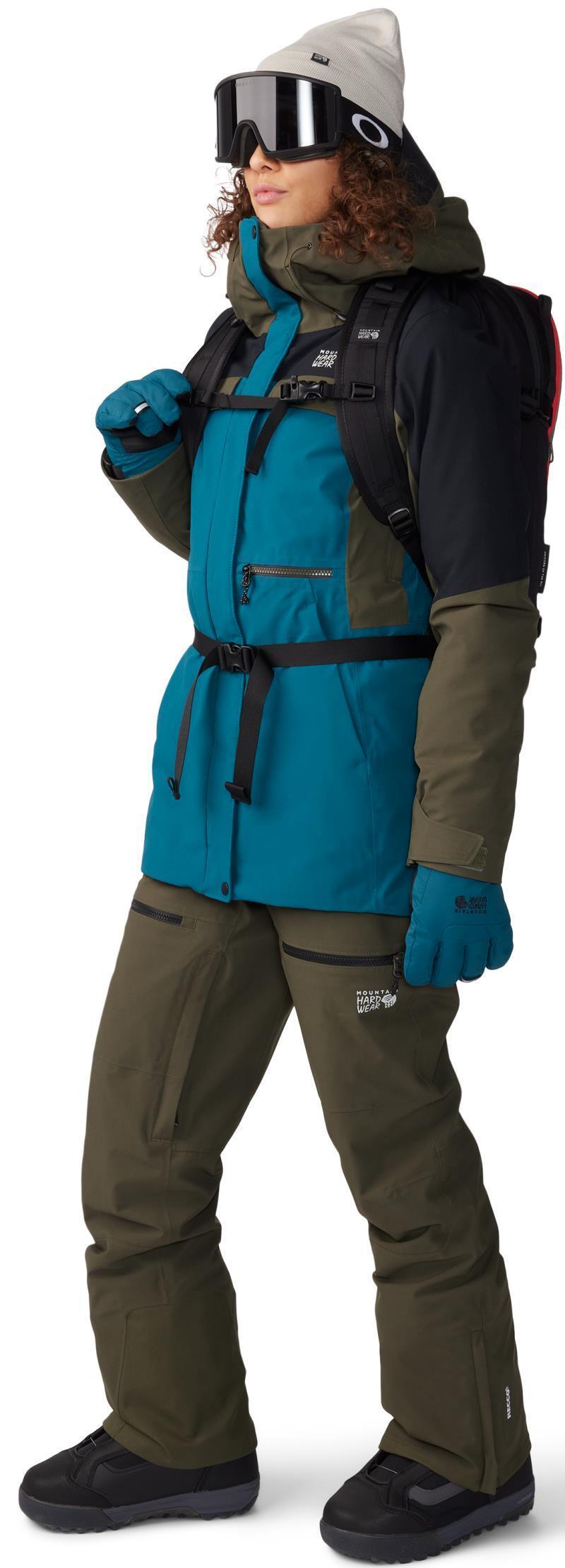 Powder Maven Bib, Reg - Womens - Dark Pine 10