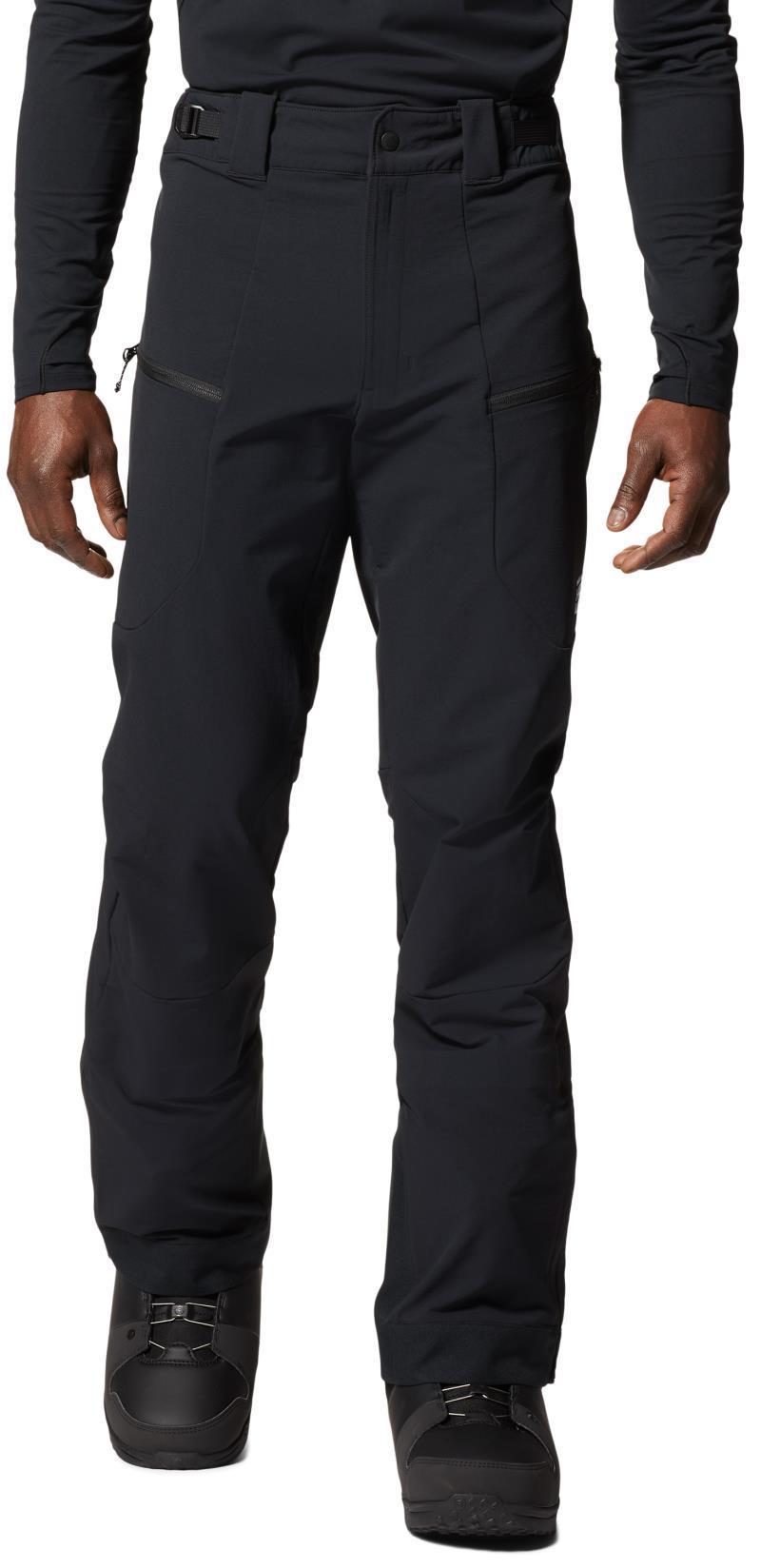 Reduxion Softshell Pants, Reg - Mens - Black 2