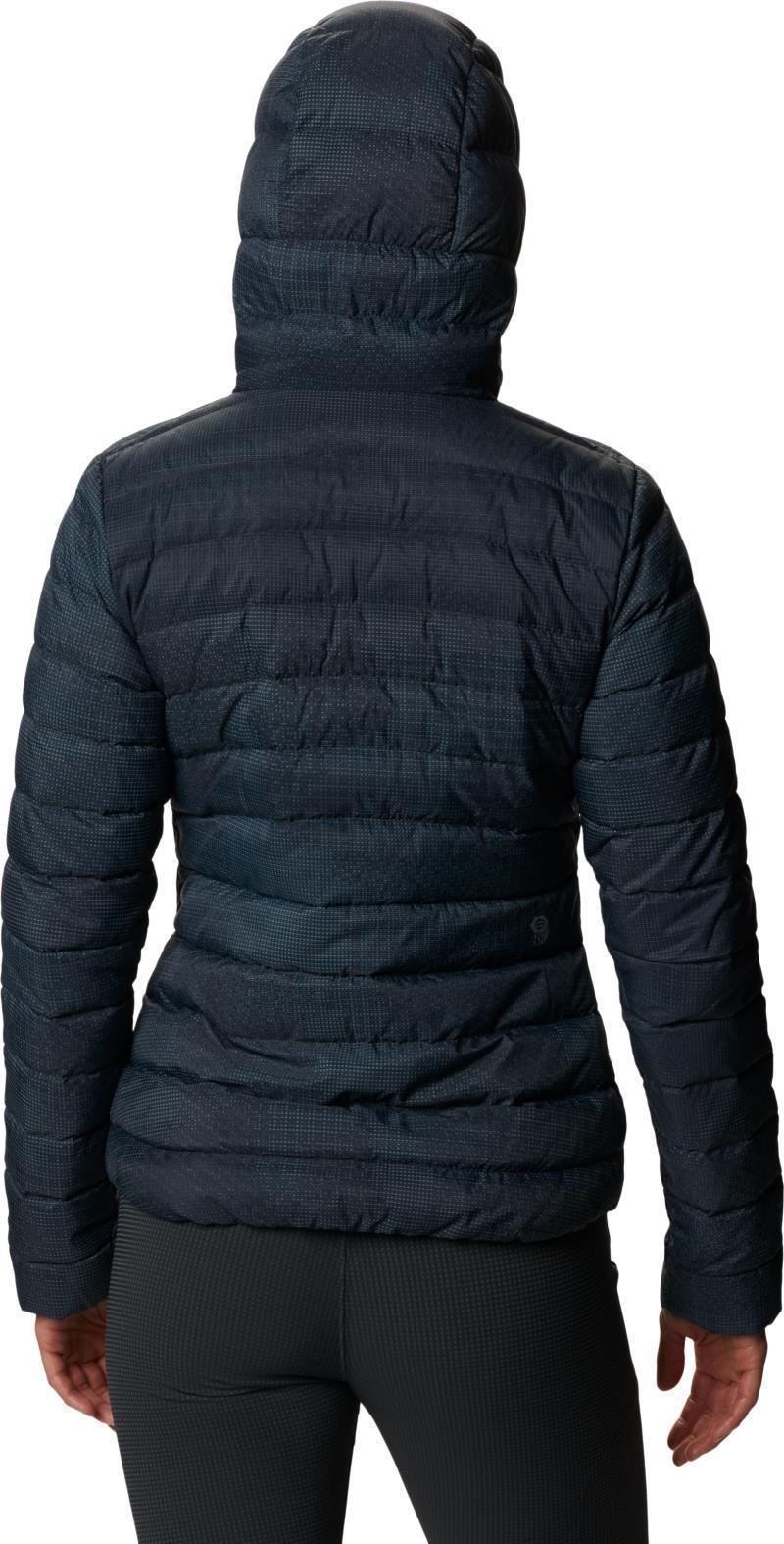 Rhea Ridge Hoody - Womens - Dark Storm Woven Print 2