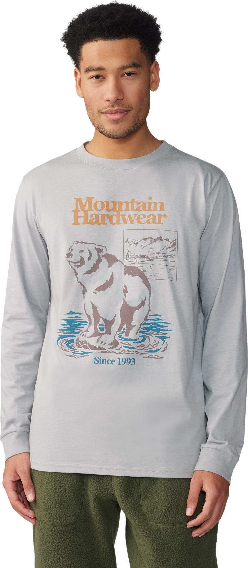 River Bear LS - Mens - Hardwear Grey Heather 1