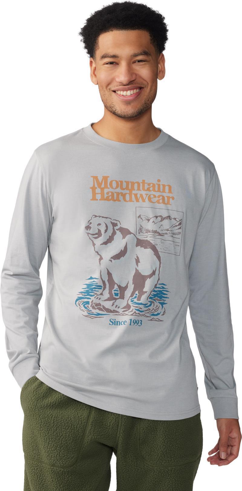 River Bear LS - Mens - Hardwear Grey Heather 2