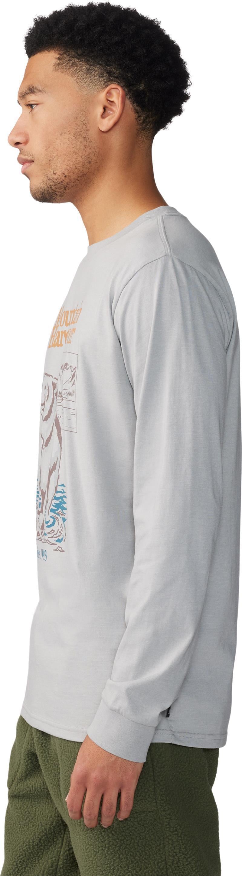 River Bear LS - Mens - Hardwear Grey Heather 3
