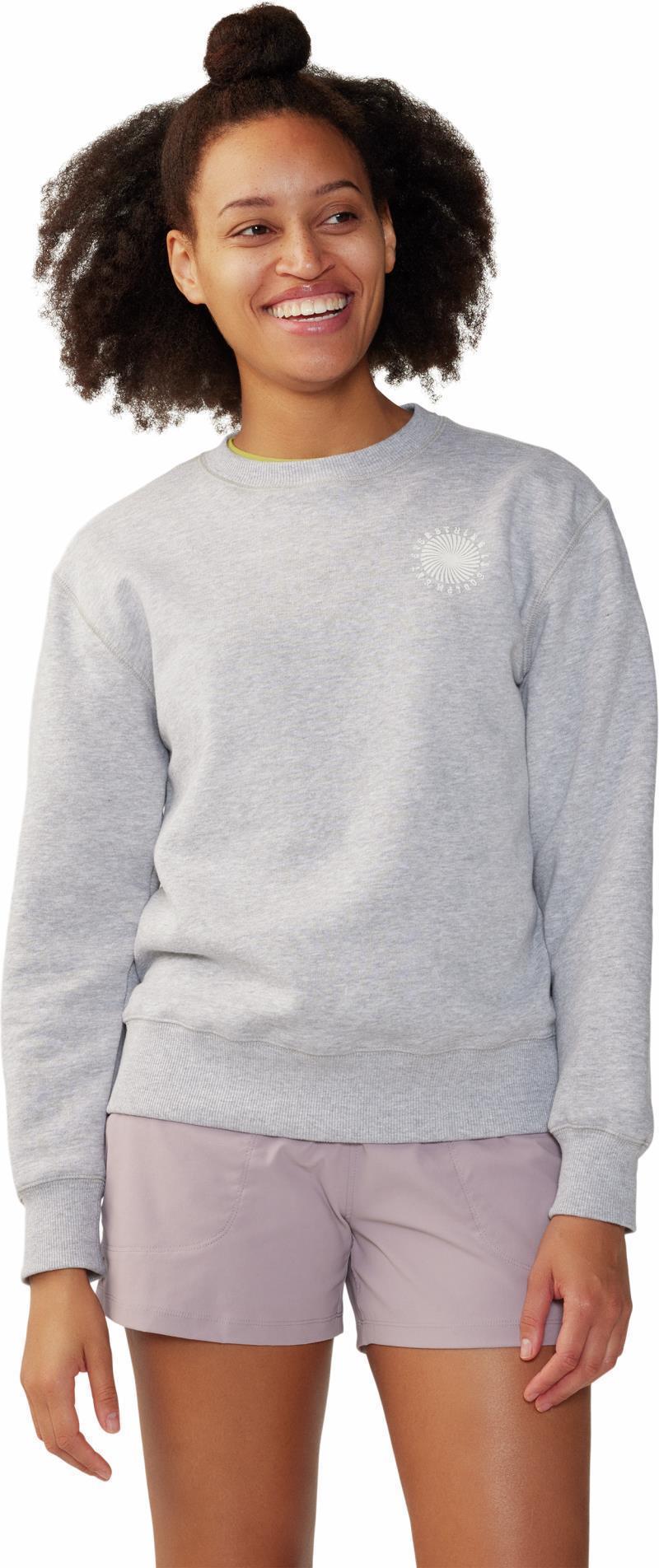 Spiral Pullover Crew - Womens - Hardwear Grey Heather 1
