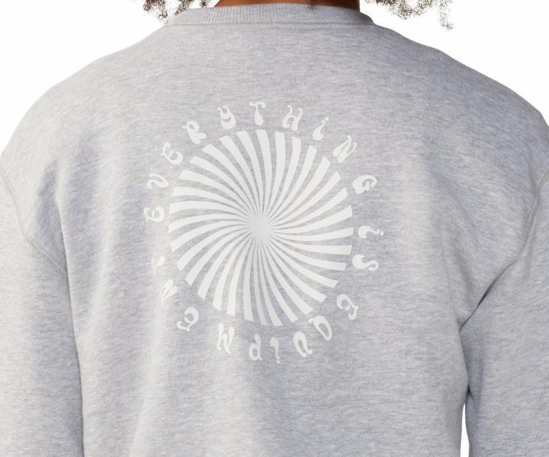 Spiral Pullover Crew - Womens - Hardwear Grey Heather 4