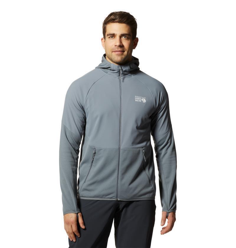 Stratus Range Full Zip Hoody - Mens - Foil Grey 1
