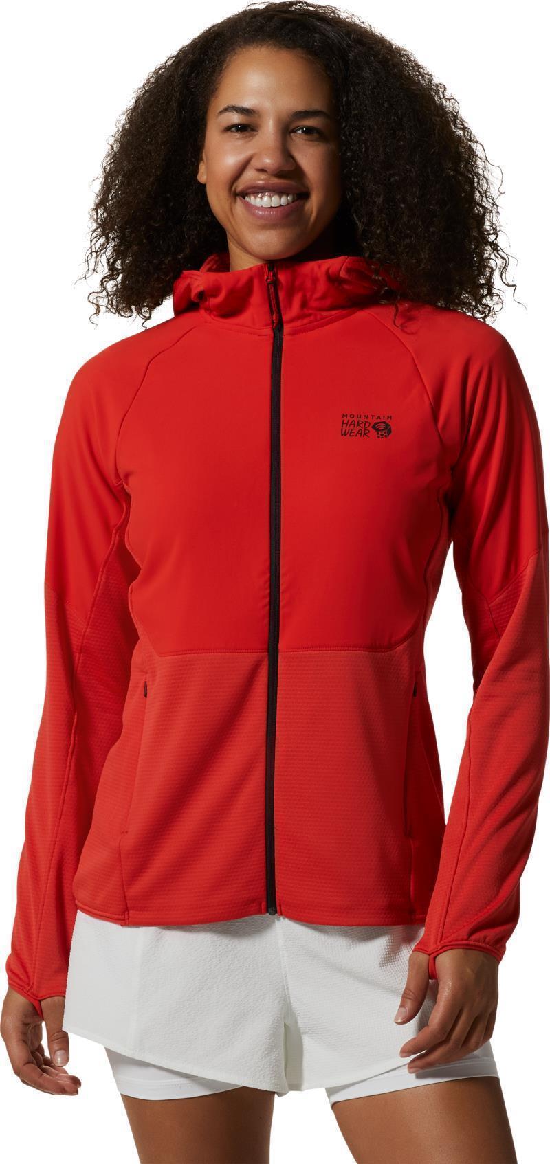 Stratus Range Full Zip Hoody - Womens - Summit Red 1