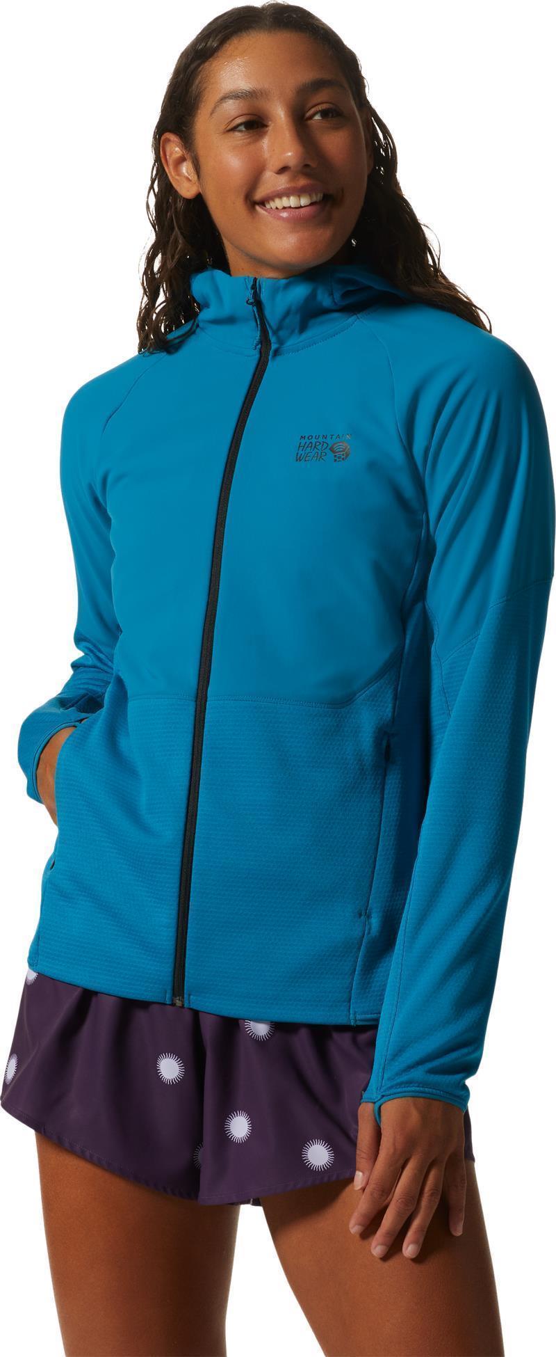 Stratus Range Full Zip Hoody - Womens - Vinson Blue 1