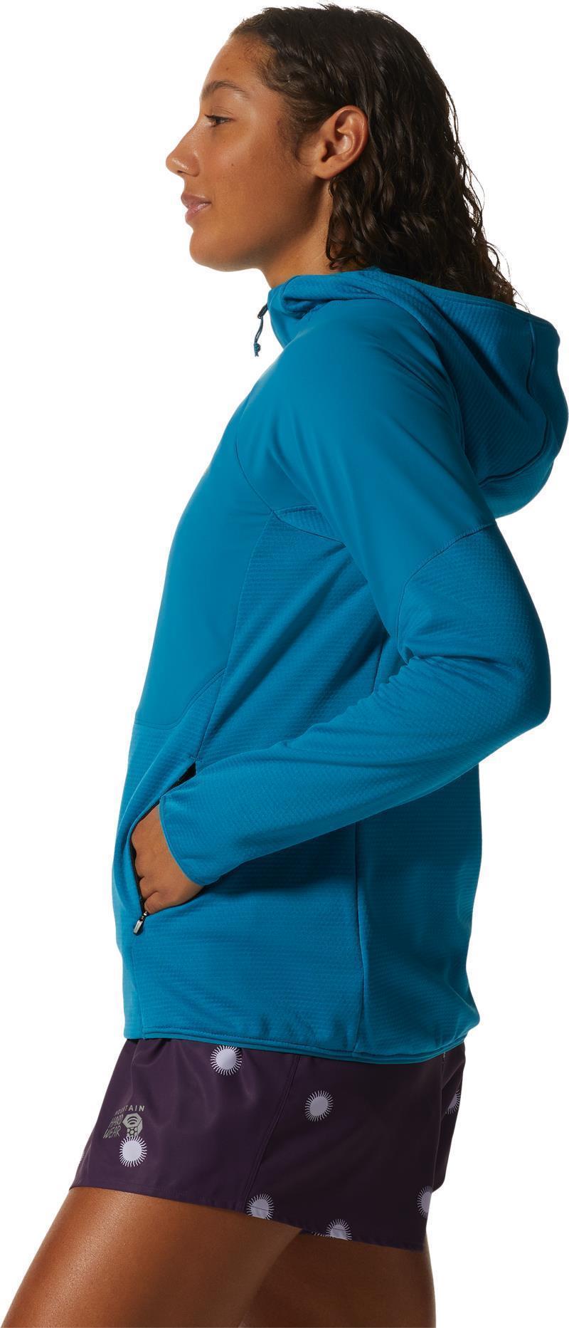 Stratus Range Full Zip Hoody - Womens - Vinson Blue 3