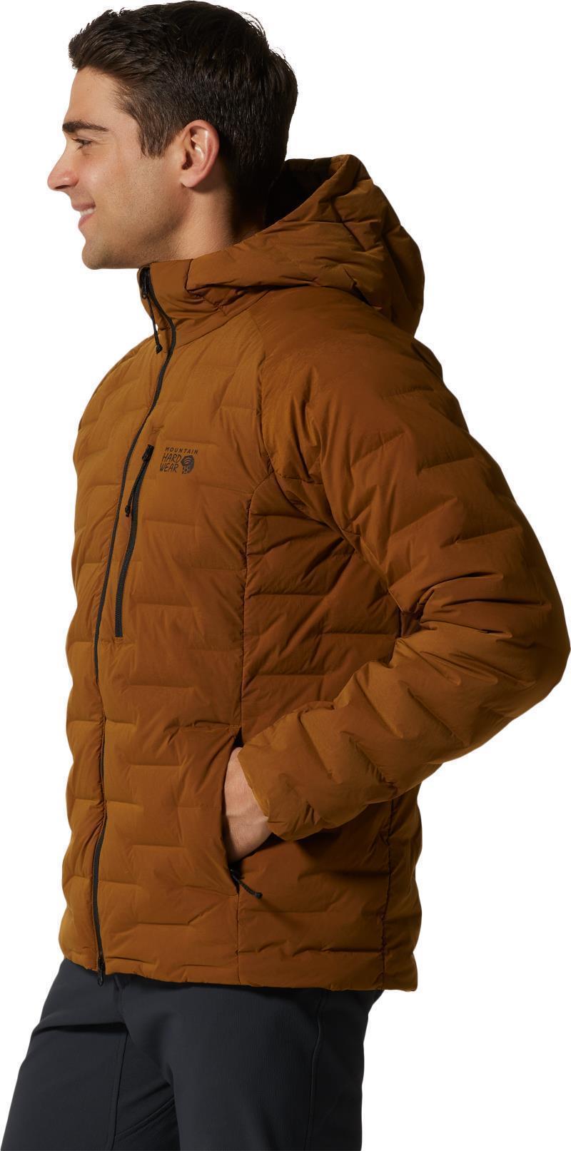 StretchDown Hoody - Mens - Golden Brown 3