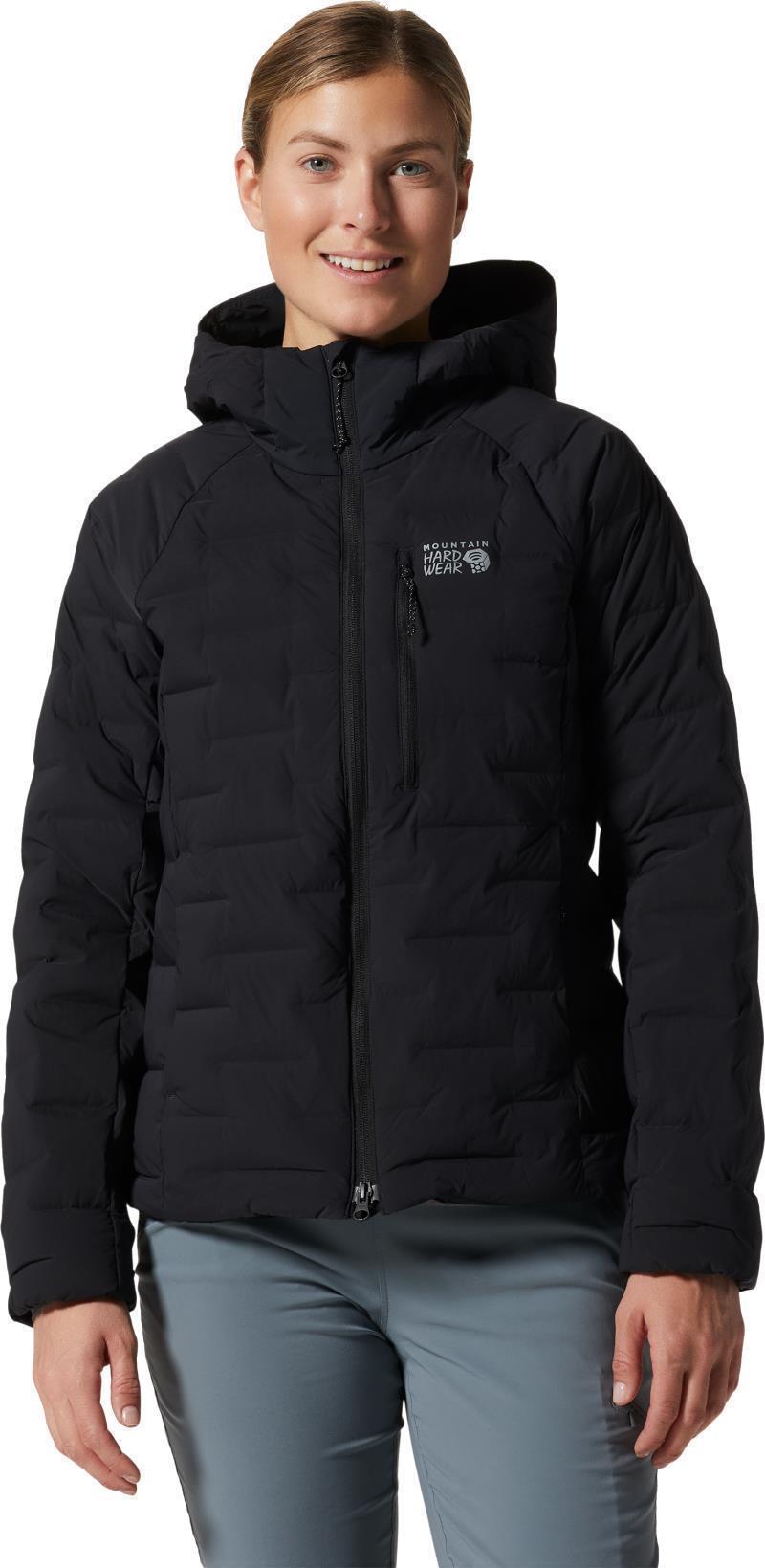 StretchDown Hoody - Womens - Black 2