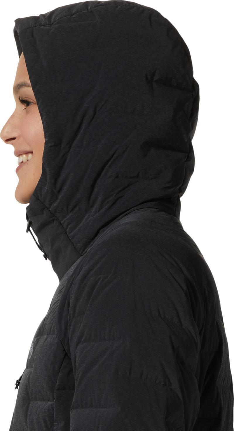StretchDown Hoody - Womens - Dark Storm Heather 5