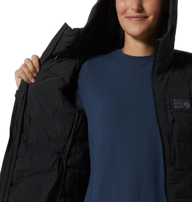 StretchDown Hoody - Womens - Dark Storm Heather 7