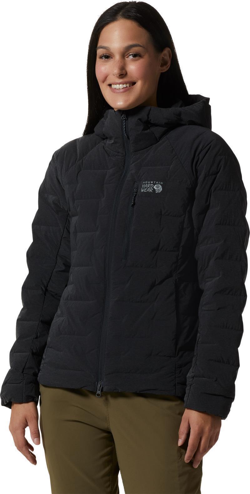 StretchDown Hoody - Womens - Dark Storm Heather 1