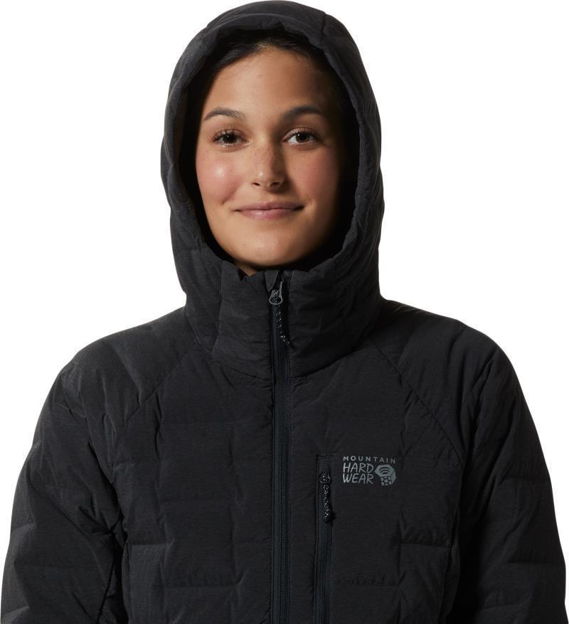 StretchDown Hoody - Womens - Dark Storm Heather 4