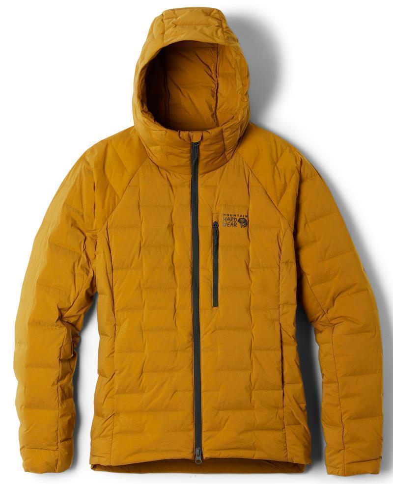 StretchDown Hoody - Womens - Olive Gold 1