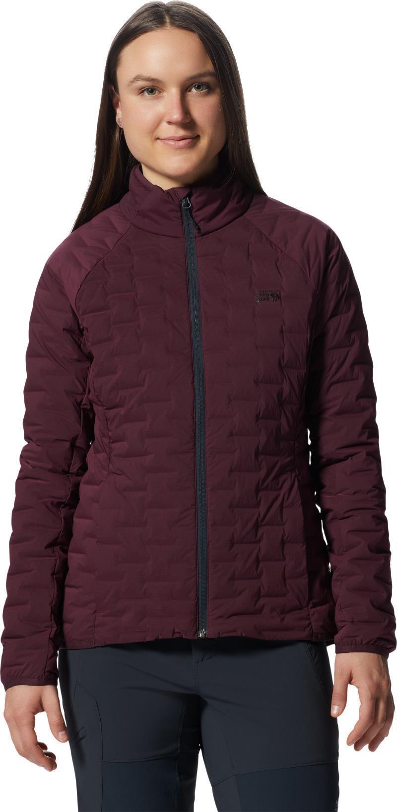 StretchDown Light Jacket - Womens - Cocoa Red 1
