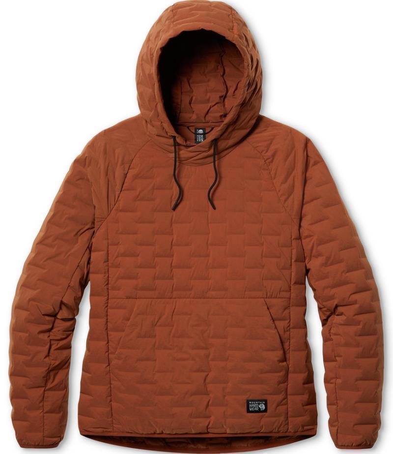 StretchDown Light Pullover Hoody - Mens - Iron Oxide 1