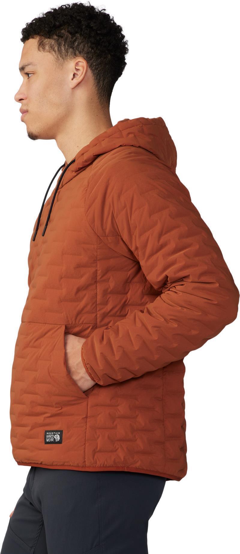 StretchDown Light Pullover Hoody - Mens - Iron Oxide 3