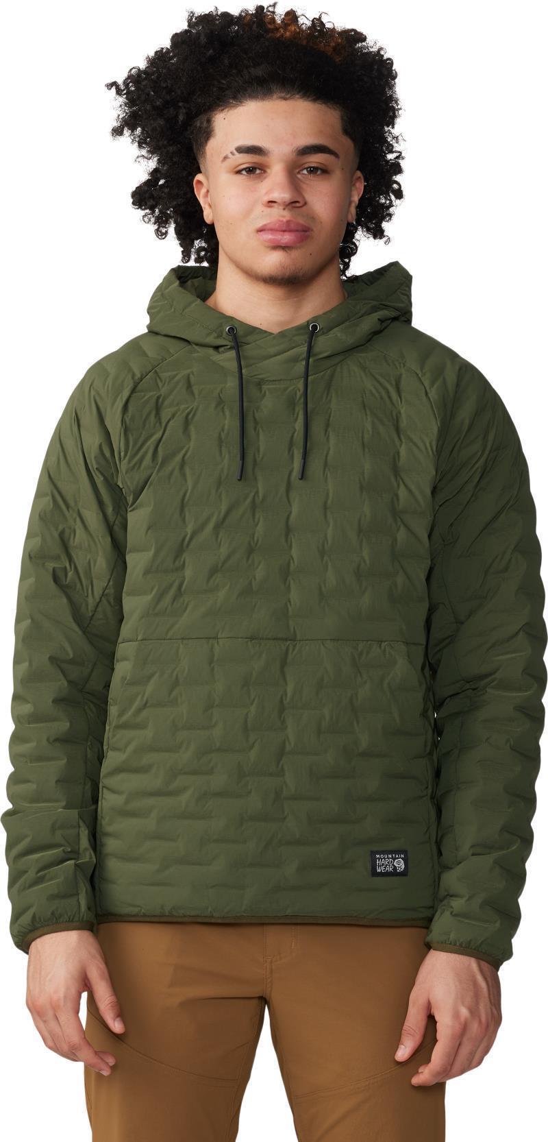 StretchDown Light Pullover Hoody - Mens - Surplus Green 1
