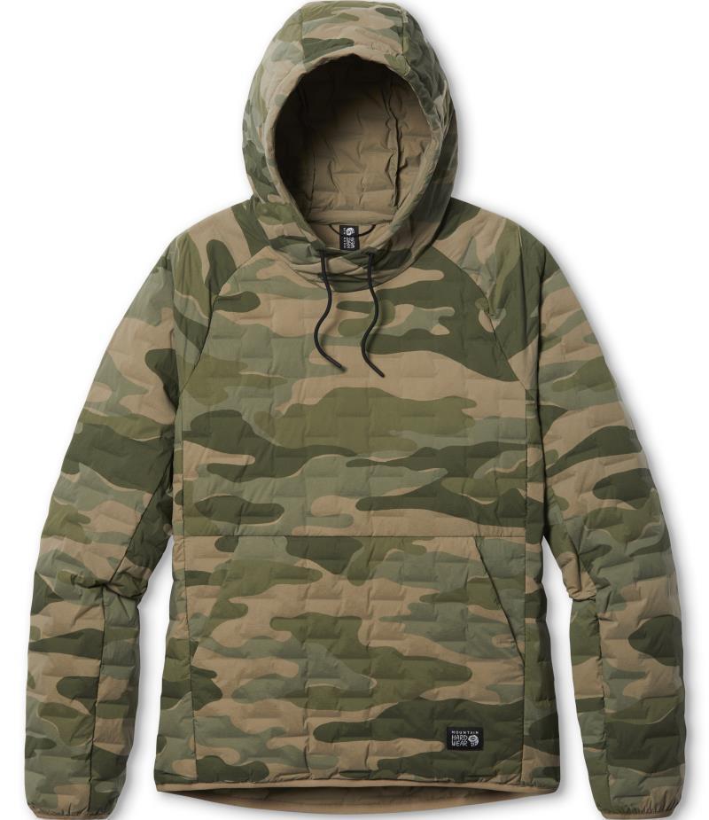 StretchDown Light Pullover Hoody - Mens - Trail Dust Camo Print 1