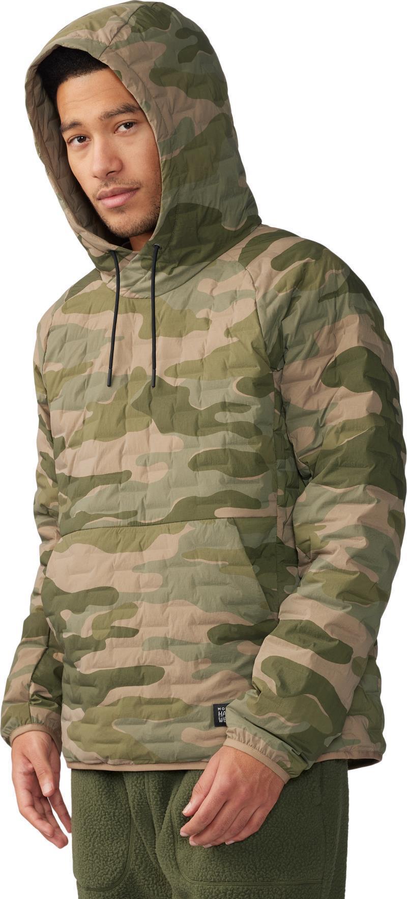 StretchDown Light Pullover Hoody - Mens - Trail Dust Camo Print 3