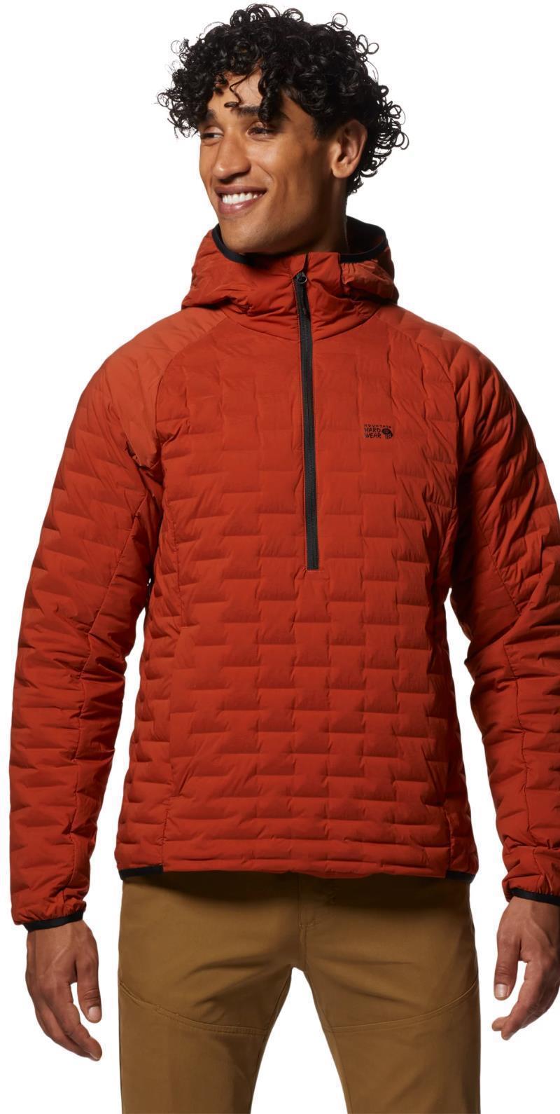 StretchDown Light Pullover - Mens - Dark Copper 1