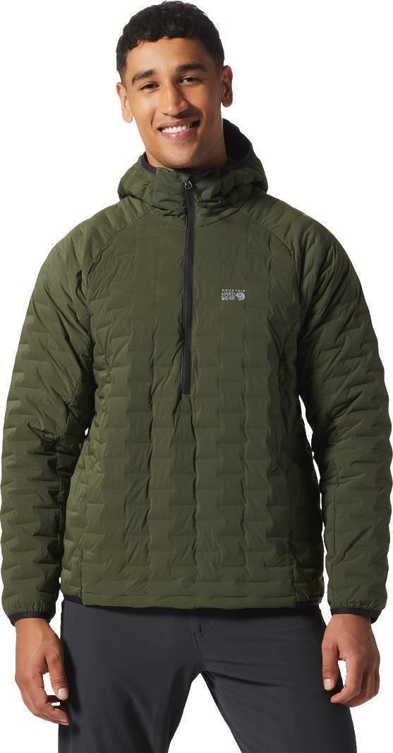 StretchDown Light Pullover - Mens - Surplus Green 1