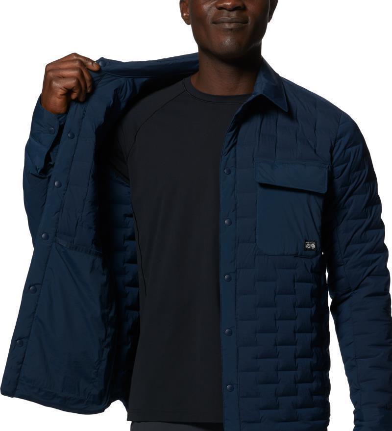 StretchDown Light Shacket - Mens - Hardwear Navy 4