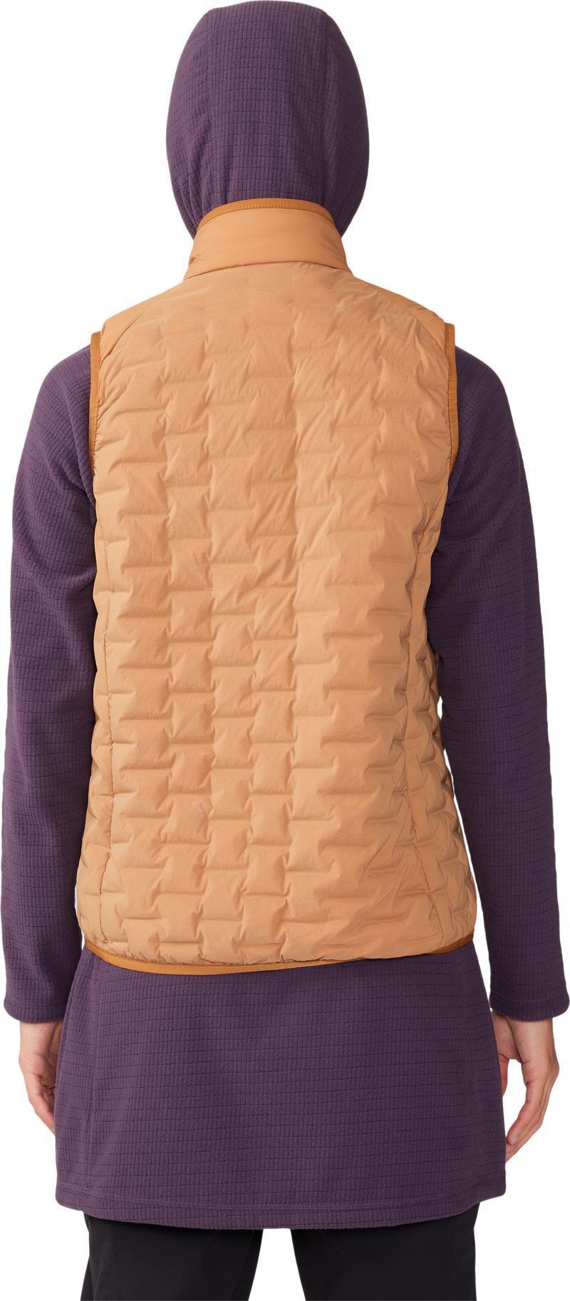 StretchDown Light Vest - Womens - Copper Clay 3
