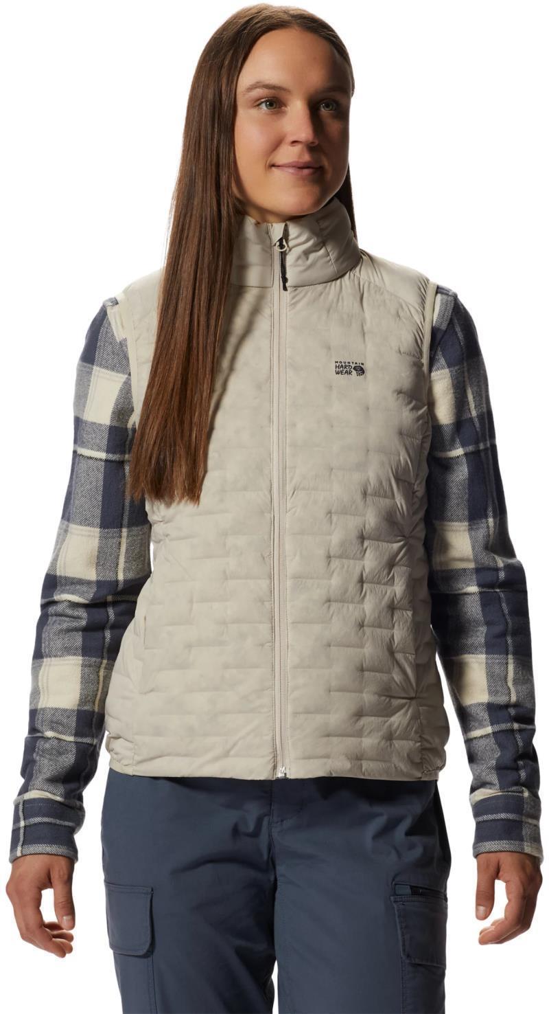 StretchDown Light Vest - Womens - Wild Oyster 1