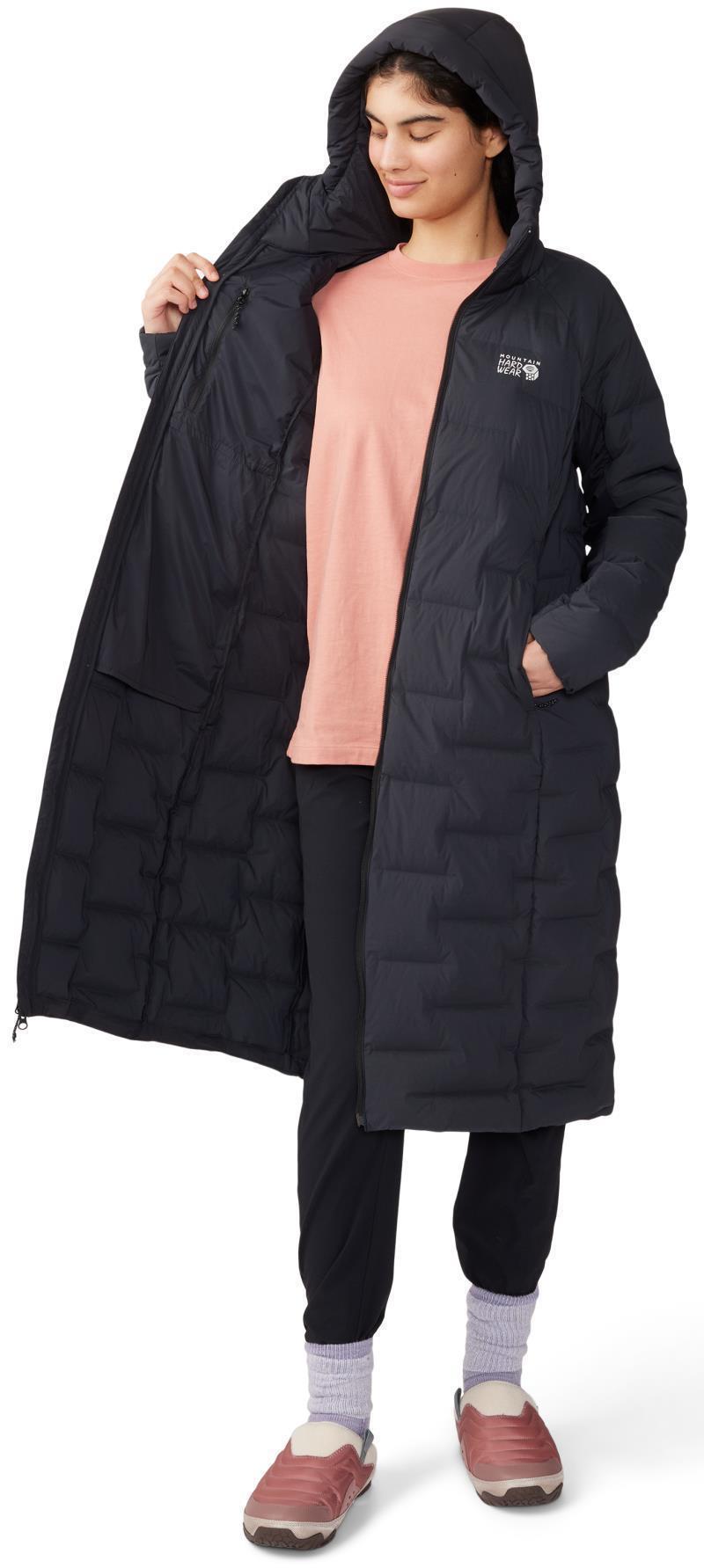 StretchDown Long Parka - Womens - Black 7