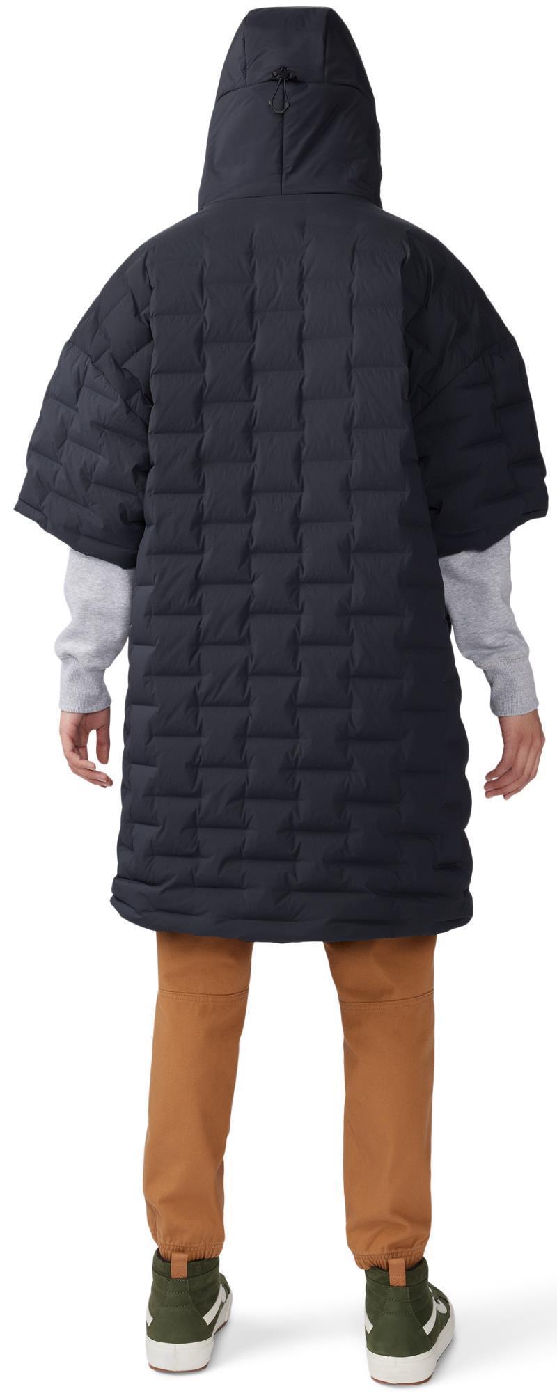 StretchDown Poncho - Black 4