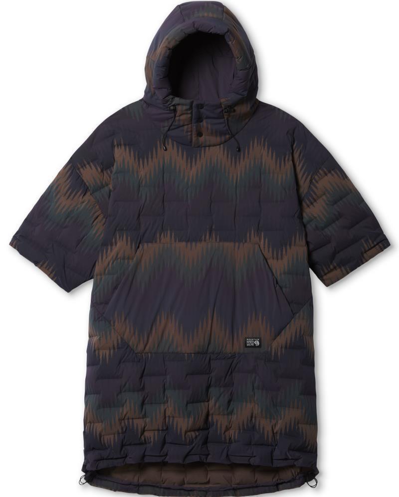 StretchDown Poncho - Blurple Zig Zag Print 1