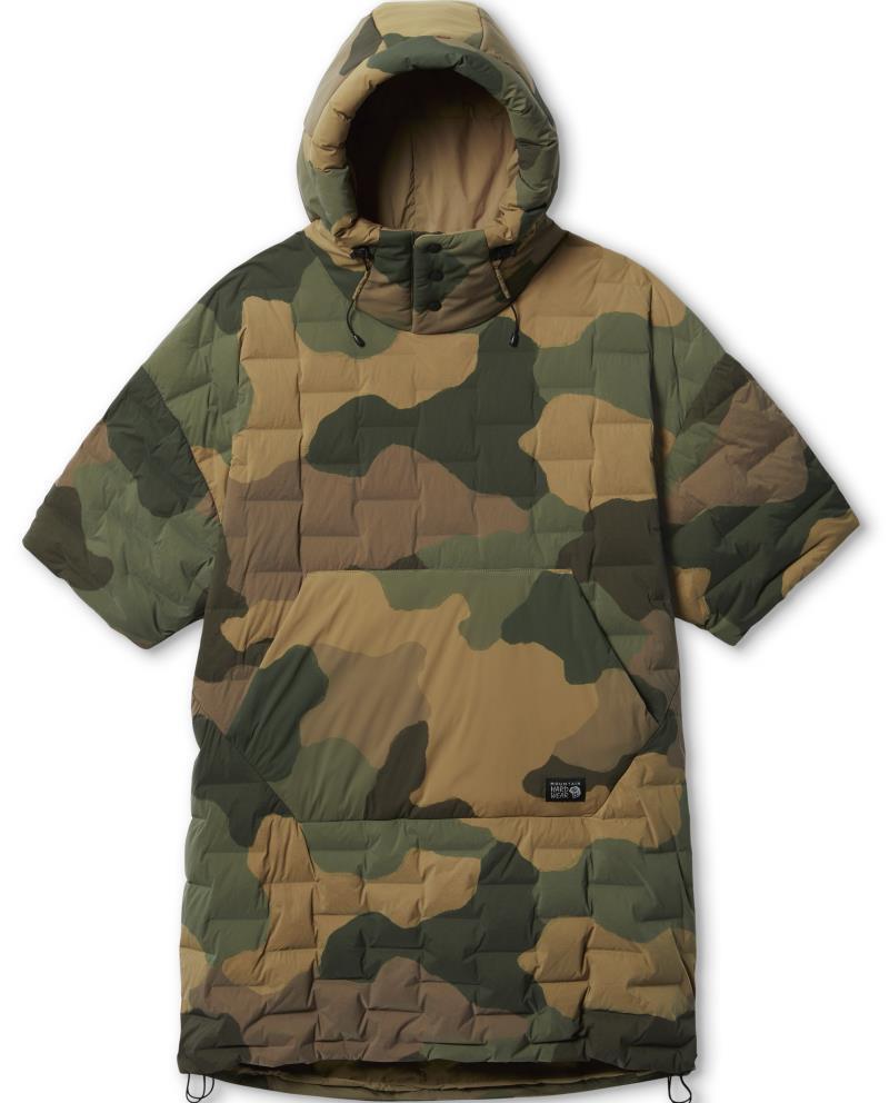 StretchDown Poncho - Sandstorm Camo Print 1