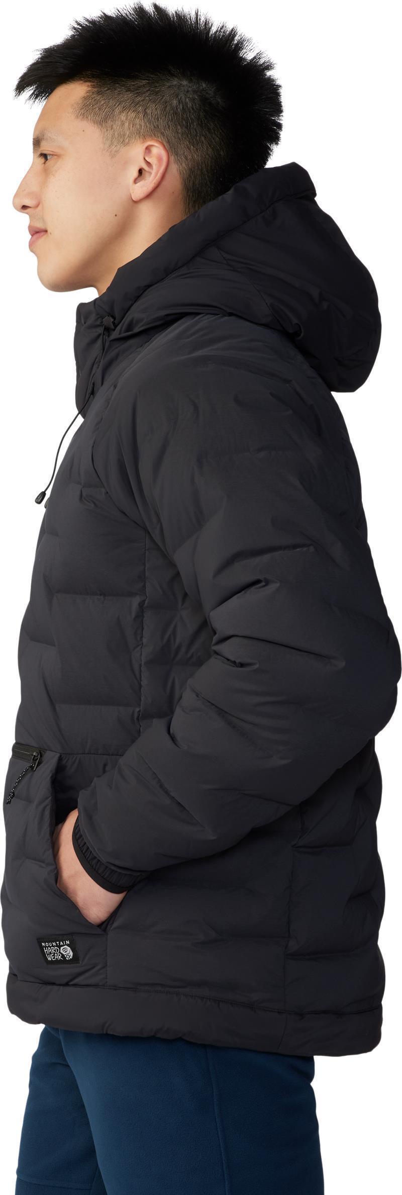 StretchDown Popover Hoody - Mens - Black 2