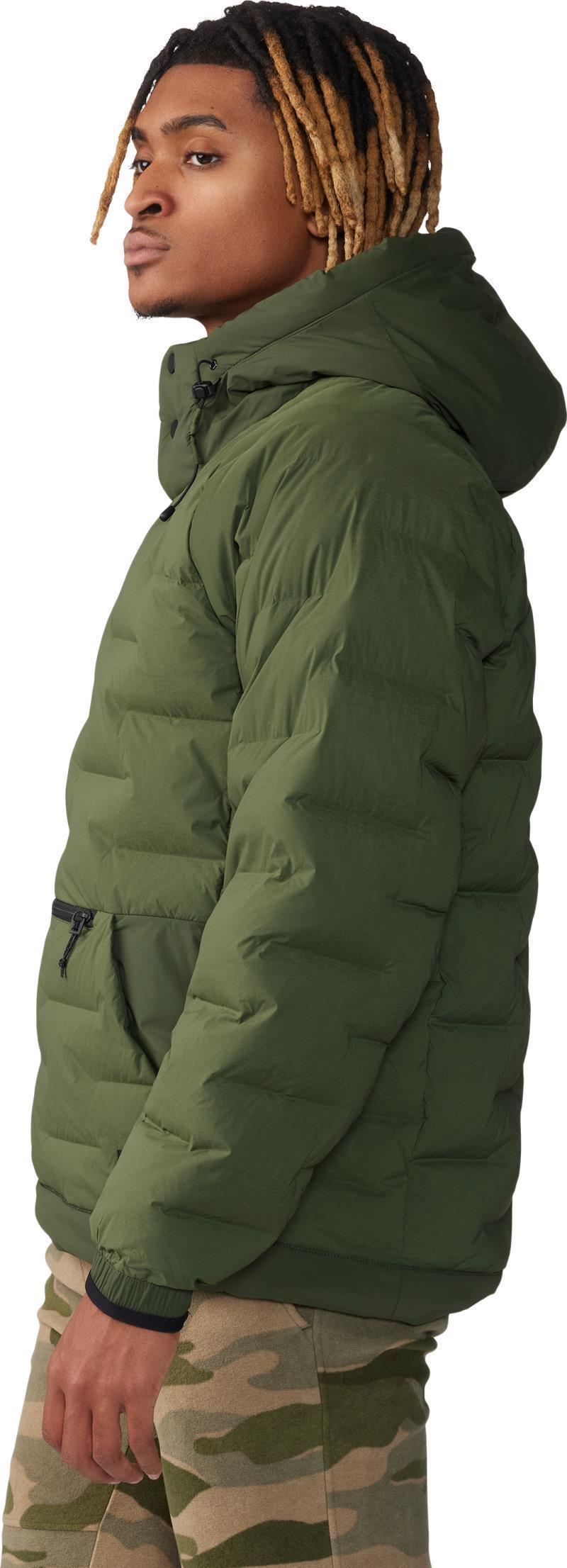 StretchDown Popover Hoody - Mens - Surplus Green 1