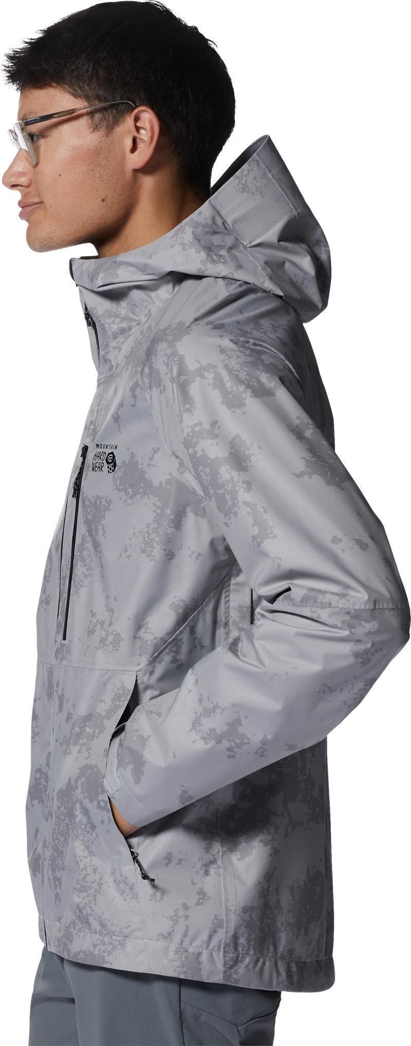 Stretch Ozonic Jacket - Mens - Glacial Print 4