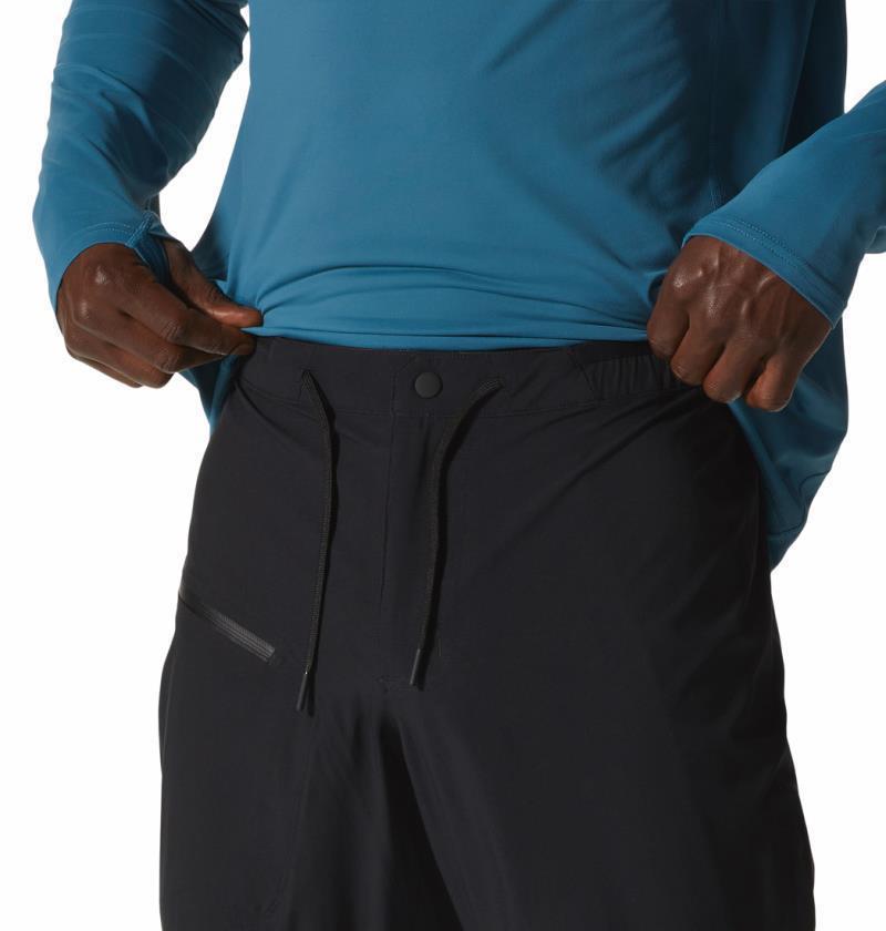 Stretch Ozonic Pants, Long - Mens - Black 4