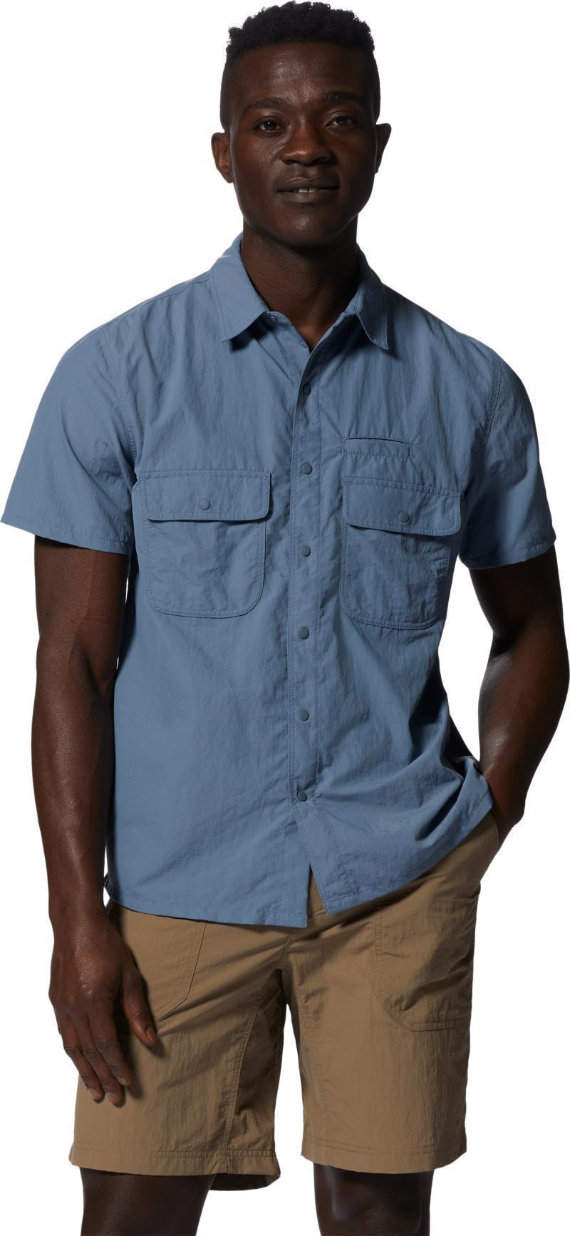 Stryder SS Shirt - Mens - Light Zinc 1