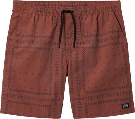 Stryder Swim Shorts, Reg - Mens - Clay Earth Bandana Grid 1