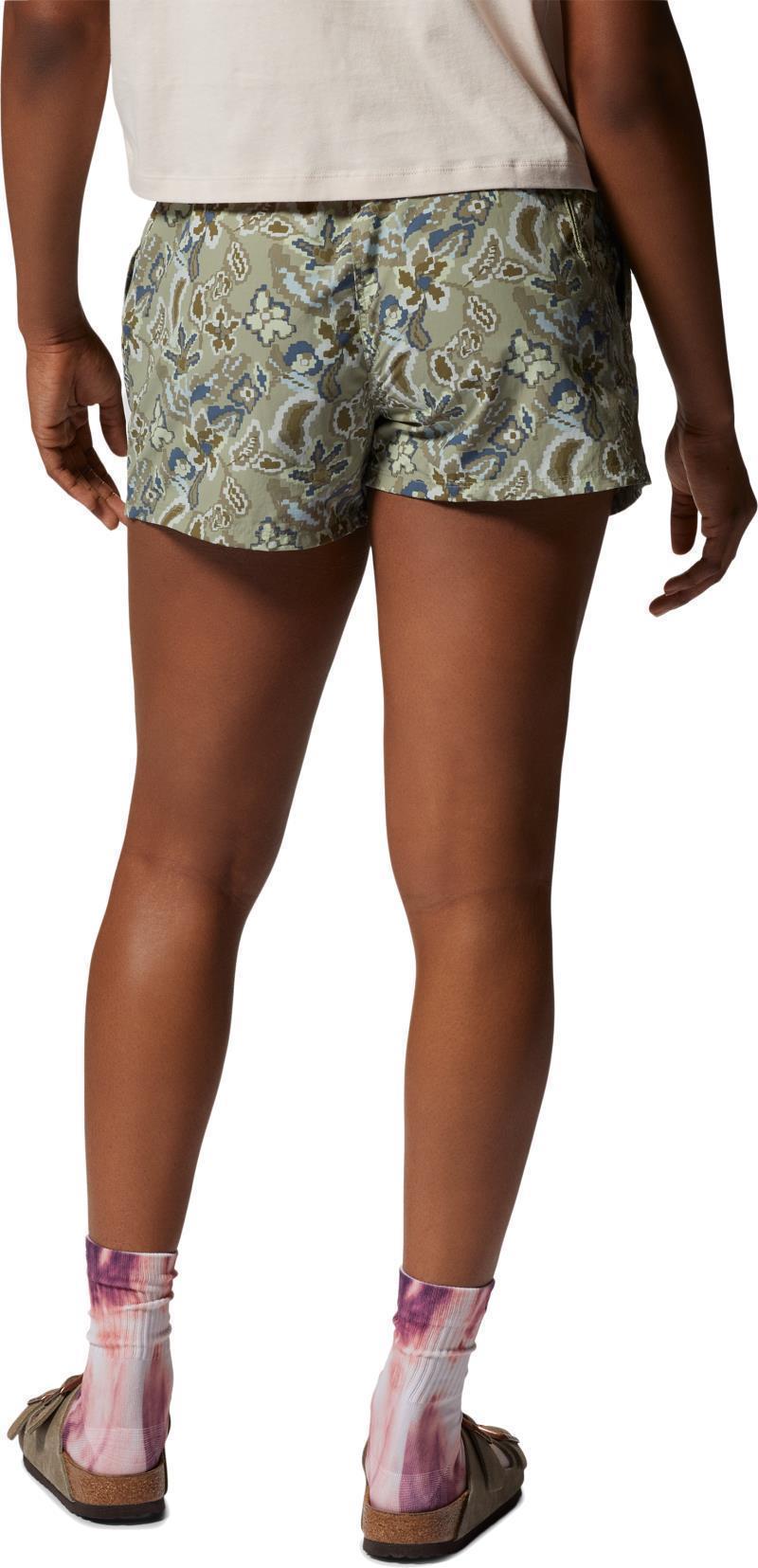 Stryder Swim Shorts - Womens - Mantis Green Floral Print 4
