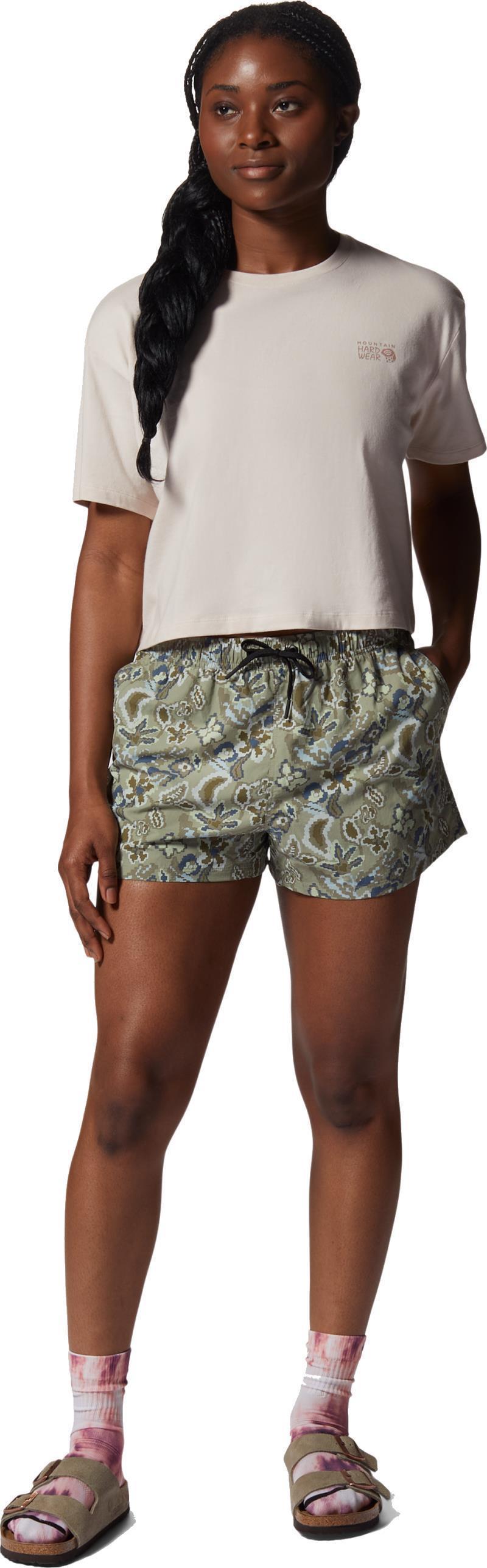 Stryder Swim Shorts - Womens - Mantis Green Floral Print 6