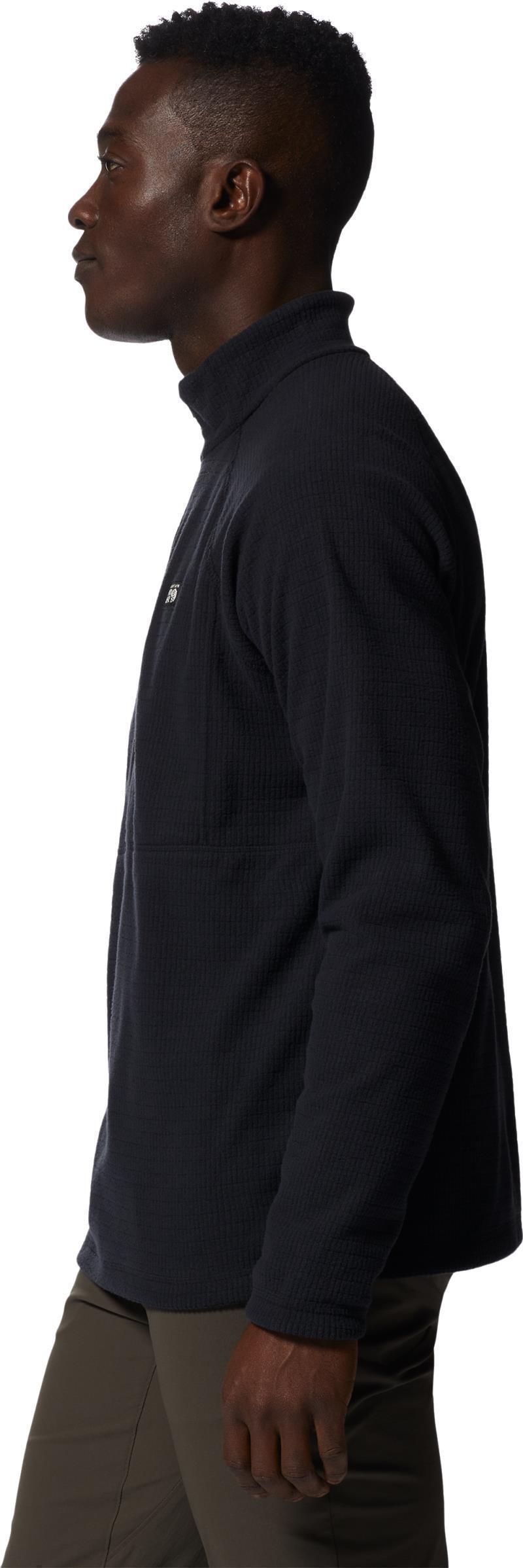 Summit Grid Half Zip - Mens - Black 4